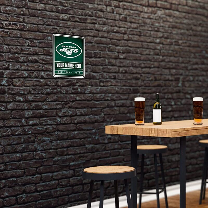 NFL New York Jets Personalized Custom Metal Parking Sign Wall Decor Indoor Ourdoor 4