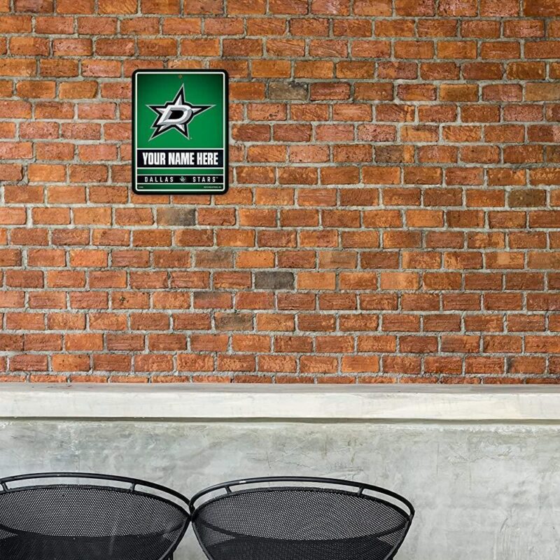 NHL Dallas Stars Personalized Custom Metal Parking Sign Wall Decor Indoor Ourdoor 1