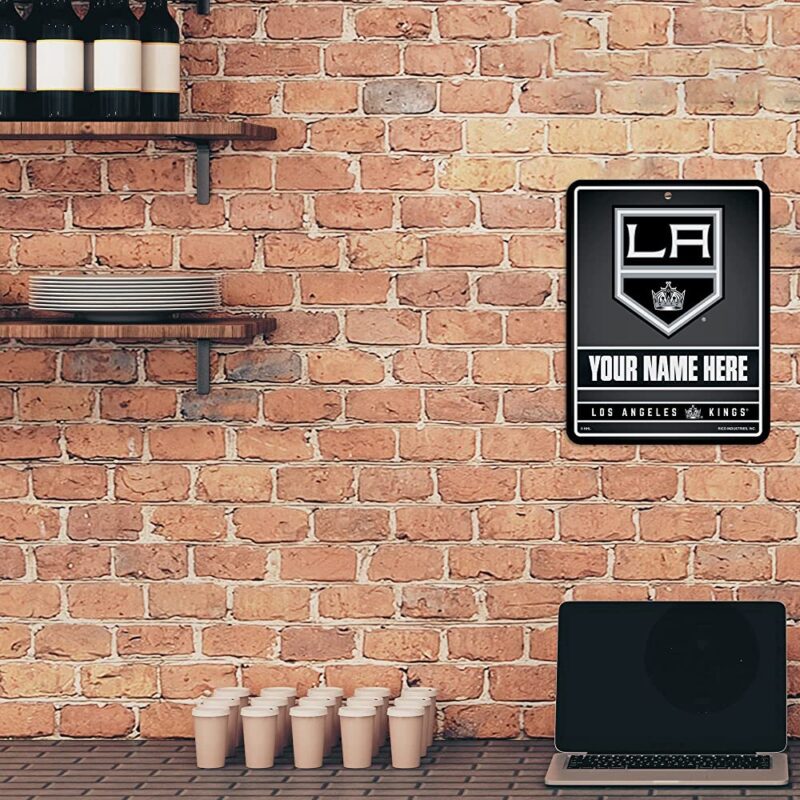 NHL Los Angeles Kings Personalized Custom Metal Parking Sign Wall Decor Indoor Ourdoor 3