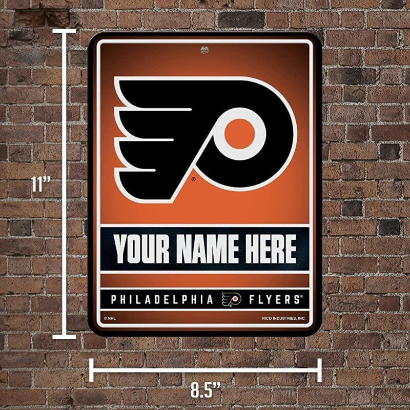 NHL Philadelphia Flyers Personalized Custom Metal Parking Sign Wall Decor Indoor Ourdoor 2
