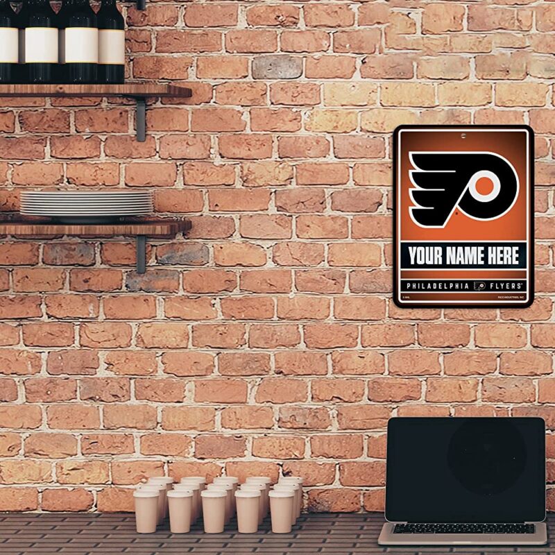 NHL Philadelphia Flyers Personalized Custom Metal Parking Sign Wall Decor Indoor Ourdoor 3
