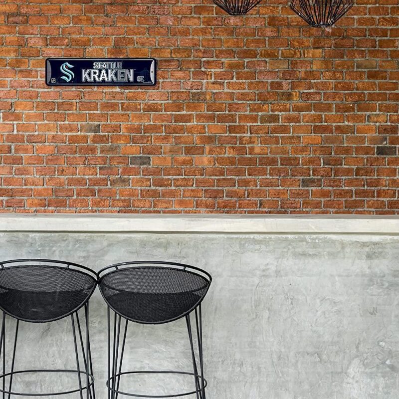 NHL Seattle Kraken Home Decor Metal Street Sign 1