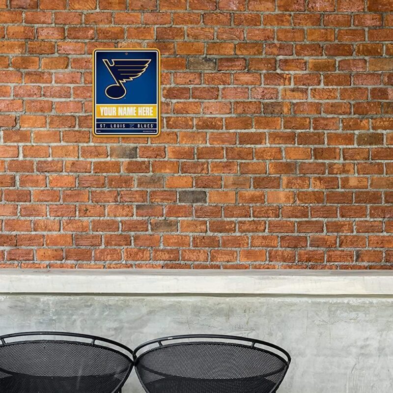 NHL St. Louis Blues Personalized Custom Metal Parking Sign Wall Decor Indoor Ourdoor 1