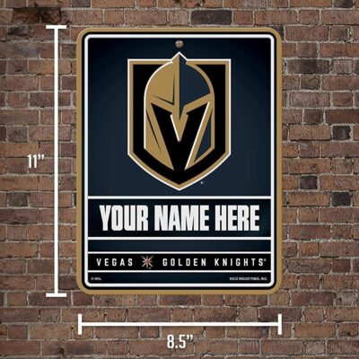 NHL Vegas Golden Knights Personalized Custom Metal Parking Sign Wall Decor Indoor Ourdoor 2 NHL Vegas Golden Knights Personalized Custom Metal Parking Sign Wall Decor Indoor Ourdoor 2