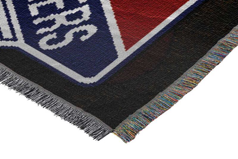 New York Rangers NHL Vintage Woven Tapestry Throw Blanket 1