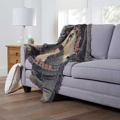 Nightmare Before Christmas Moonlight Madness Woven Tapestry Throw Blanket 2