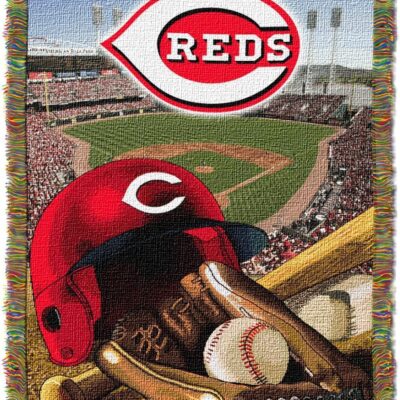 Northwest MLB Cincinnati Reds Woven Tapestry Throw Blanket
