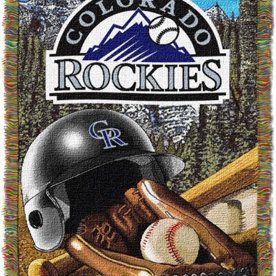 Northwest MLB Colorado Rockies Woven Tapestry Throw Blanket