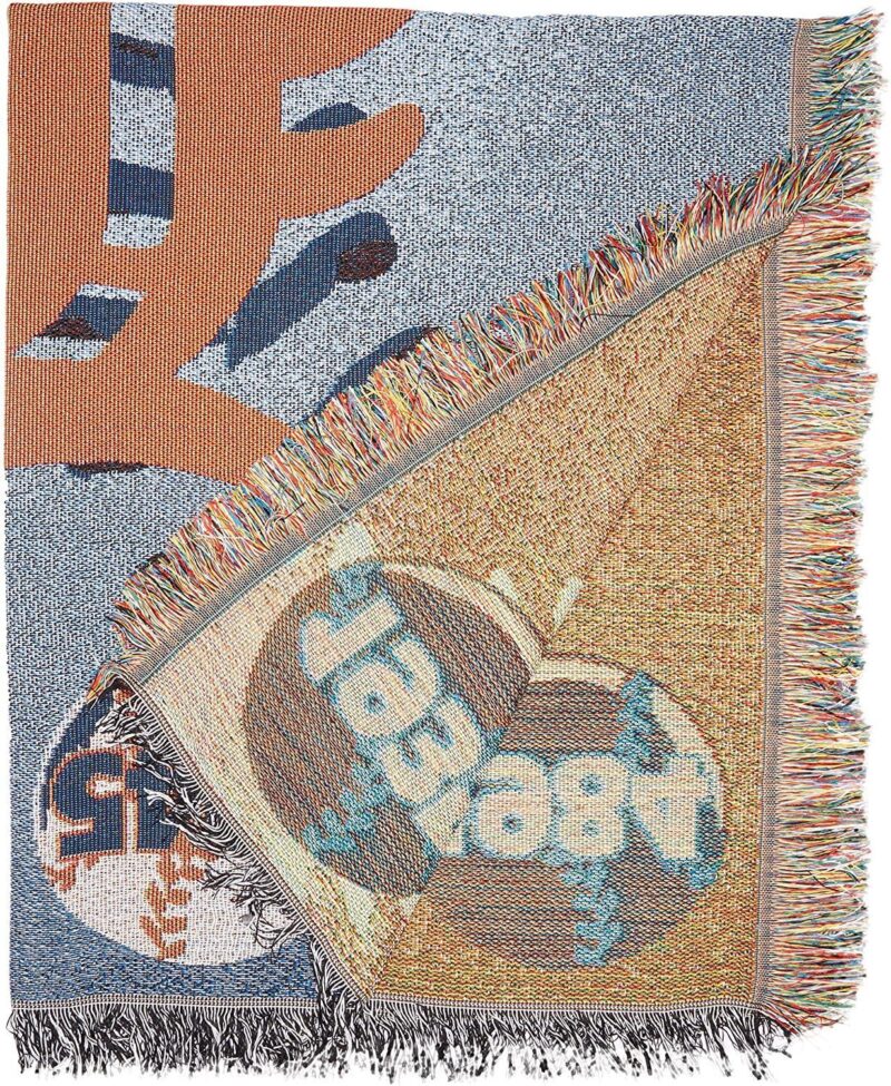 Northwest MLB Detroit Tigers Woven Tapestry Throw Blanket Commemorative 1