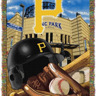Northwest MLB Pittsburgh Pirates Woven Tapestry Throw Blanket