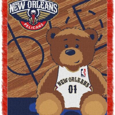 Northwest NBA New Orleans Pelicans Woven Jacquard Tapestry Throw Blanket