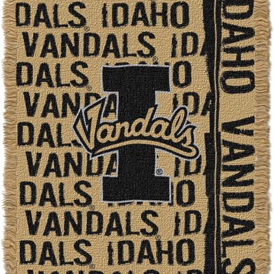 Northwest NCAA Idaho Vandals Woven Jacquard Throw Blanket Double Play
