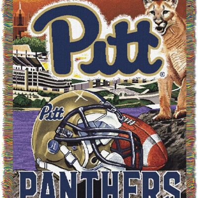 Northwest NCAA Pittsburgh Panthers Woven Tapestry Throw Blanket