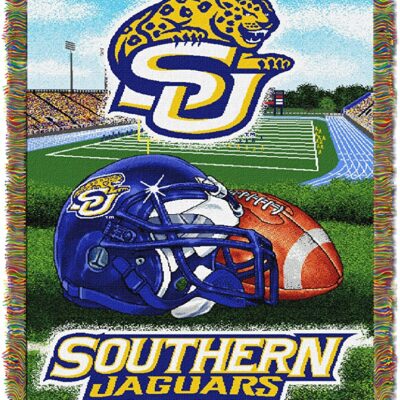 Northwest NCAA Southern Jaguars Woven Tapestry Throw Blanket
