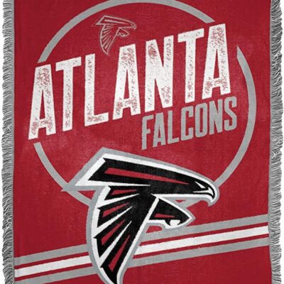 Northwest NFL Atlanta Falcons Woven Jacquard Throw Blanket