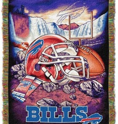 Northwest NFL Buffalo Bills Woven Tapestry Throw Blanket