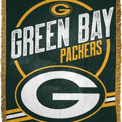 Northwest NFL Green Bay Packers Woven Jacquard Throw Blanket