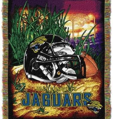 Northwest NFL Jacksonville Jaguars Woven Tapestry Throw Blanket