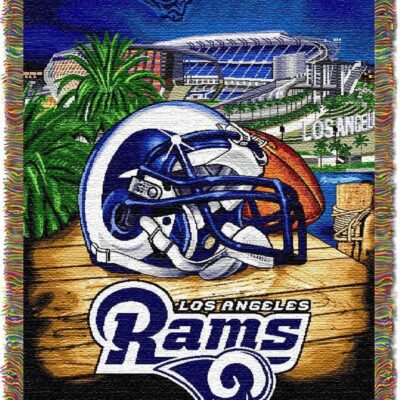 Northwest NFL Los Angeles Rams Woven Tapestry Throw Blanket