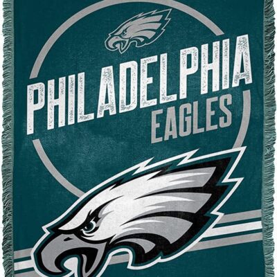 Northwest NFL Philadelphia Eagles Woven Jacquard Throw Blanket