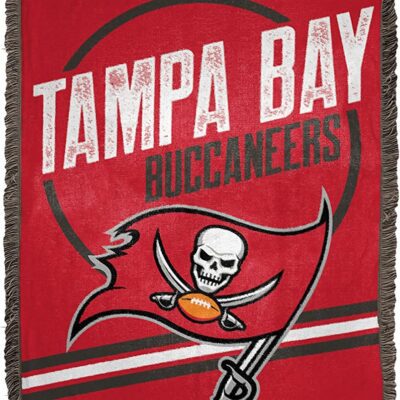Northwest NFL Tampa Bay Buccaneers Woven Jacquard Throw Blanket