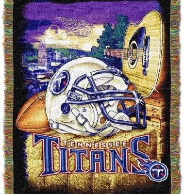 Northwest NFL Tennessee Titans Woven Tapestry Throw Blanket
