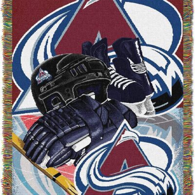 Northwest NHL Colorado Avalanche Woven Tapestry Throw Blanket