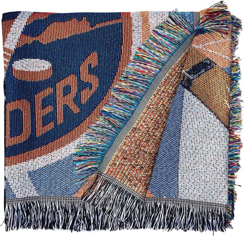Northwest NHL Unisex Homefield Ice Advantage Woven Tapestry Throw 1