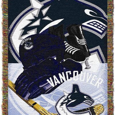Northwest NHL Vancouver Canucks Woven Tapestry Throw Blanket