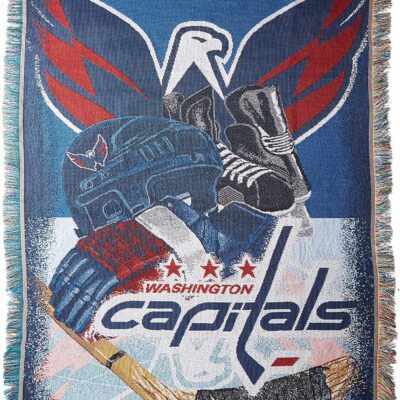 Northwest NHL Washington Capitals Woven Tapestry Throw Blanket