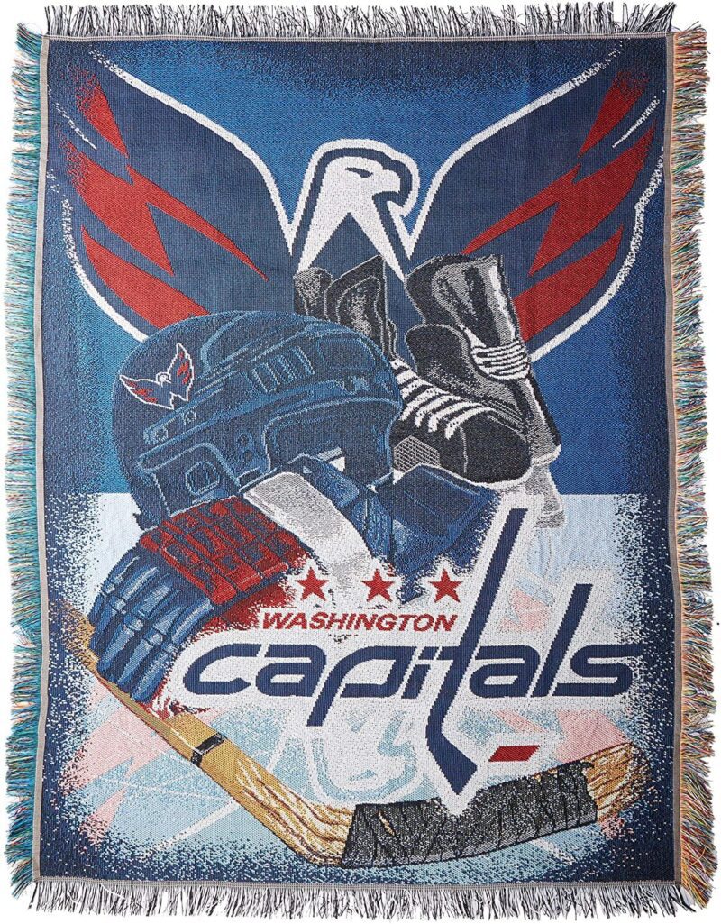 Northwest NHL Washington Capitals Woven Tapestry Throw Blanket