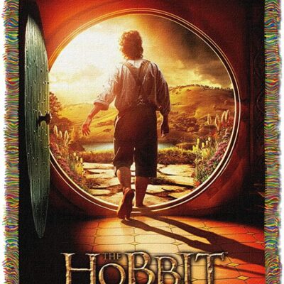 Northwest Warner Brothers The Hobbit First Journey Woven Tapestry Throw Blanket