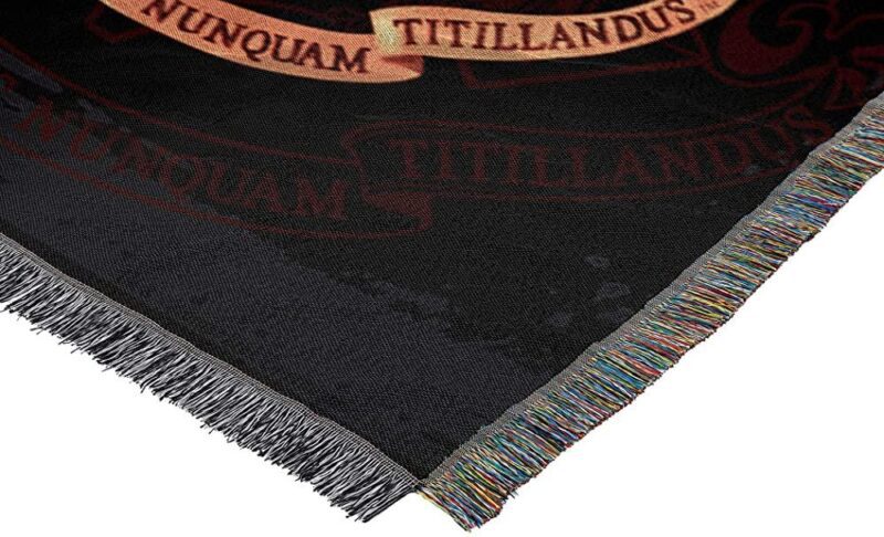 Northwest Woven Tapestry Throw Blanket Hogwarts Decor 2