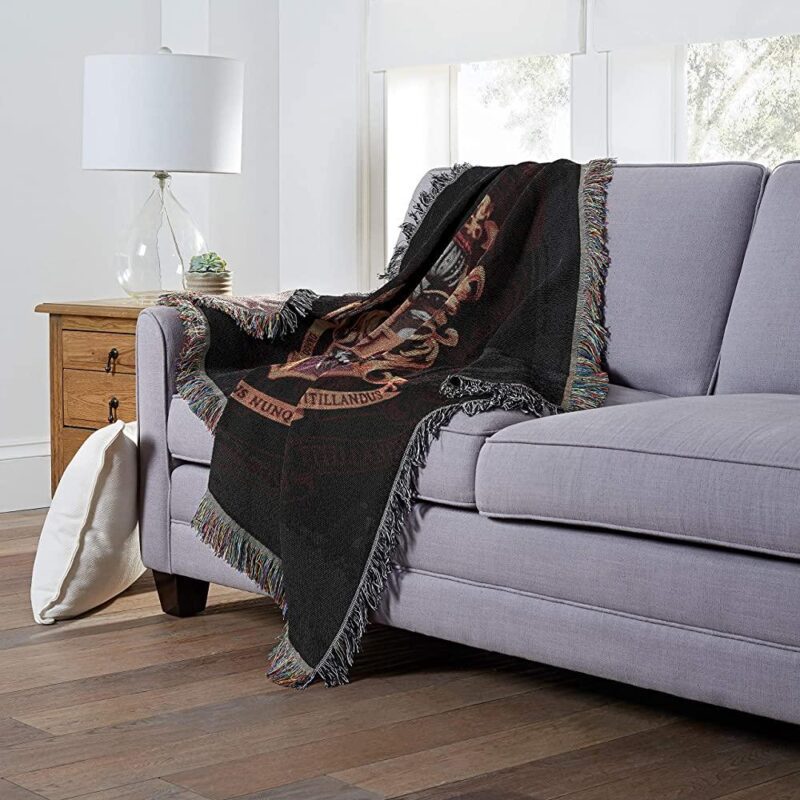 Northwest Woven Tapestry Throw Blanket Hogwarts Decor 3