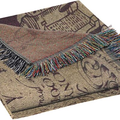 Northwest Woven Tapestry Throw Blanket Marauder's Map 1 Northwest Woven Tapestry Throw Blanket Marauders Map 1