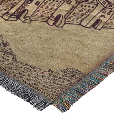 Northwest Woven Tapestry Throw Blanket Marauder's Map 2 Northwest Woven Tapestry Throw Blanket Marauders Map 2