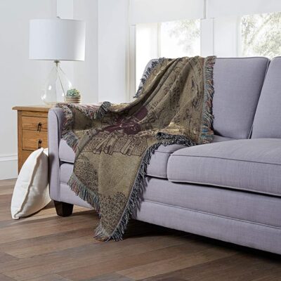 Northwest Woven Tapestry Throw Blanket Marauder's Map 3 Northwest Woven Tapestry Throw Blanket Marauders Map 3