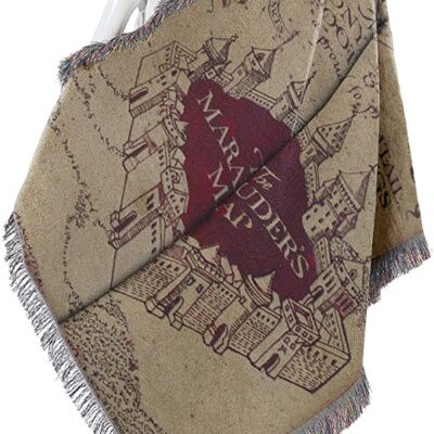 Northwest Woven Tapestry Throw Blanket Marauder's Map 4 Northwest Woven Tapestry Throw Blanket Marauders Map 4