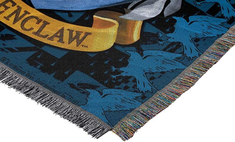 Northwest Woven Tapestry Throw Blanket Ravenclaw Crest 2