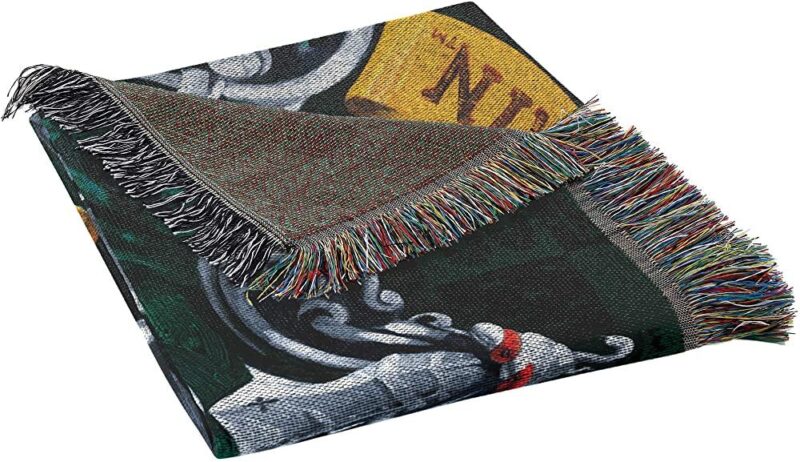 Northwest Woven Tapestry Throw Blanket Slytherin Shield 1