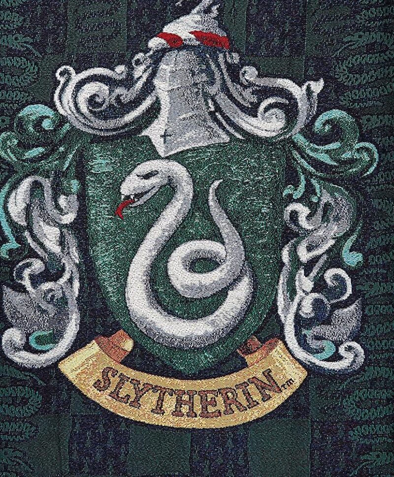 Northwest Woven Tapestry Throw Blanket Slytherin Shield 5
