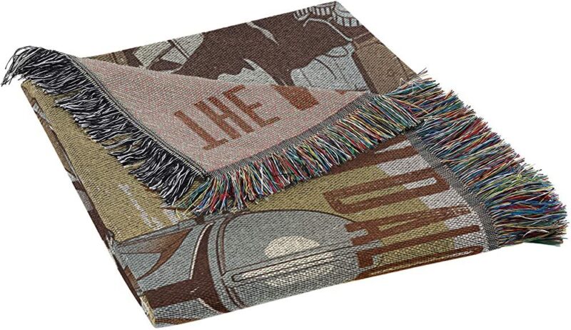 Northwest Woven Tapestry Throw Blanket Standoff 1