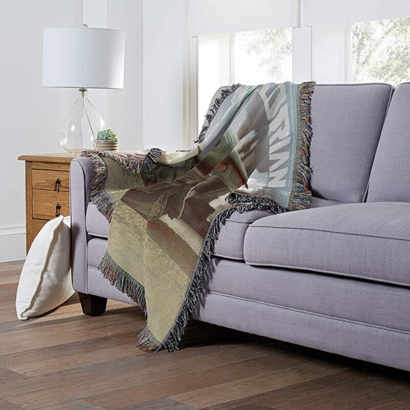 Northwest Woven Tapestry Throw Blanket The Mandalorian The Child 4