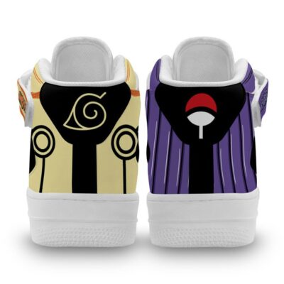 Nrt Uzumaki Bijuu Mode and Sasuke Susanoo Sneakers Air Mid Anime Shoes 3