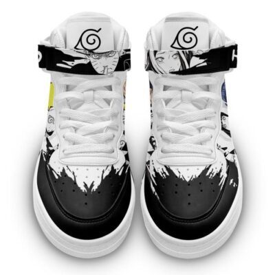Nrt Uzumaki and Hinata Sneakers Air Mid Custom Anime Shoes Mix Manga 1