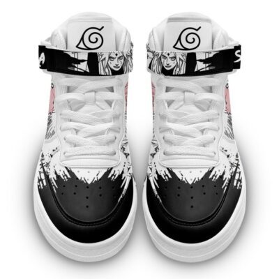 Sakura Haruno Sneakers Air Mid Custom Anime Shoes Mix Manga for Otaku 1 Sakura Haruno Sneakers Air Mid Custom Anime Shoes Mix Manga for Otaku 1
