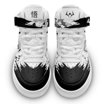 Satoru Gojo and Sukuna Sneakers Air Mid Custom Jujutsu Kaisen Manga Shoes 2 Satoru Gojo and Sukuna Sneakers Air Mid Custom Jujutsu Kaisen Manga Shoes 2