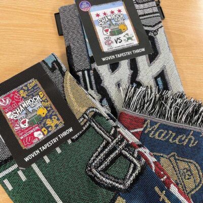 Shamrock Series 2021 Clash Woven Tapestry Throw Blanket 1 Shamrock Series 2021 Clash Woven Tapestry Throw Blanket 1