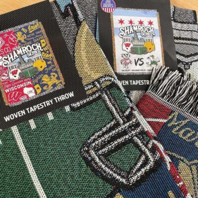 Shamrock Series 2021 Clash Woven Tapestry Throw Blanket 2 Shamrock Series 2021 Clash Woven Tapestry Throw Blanket 2