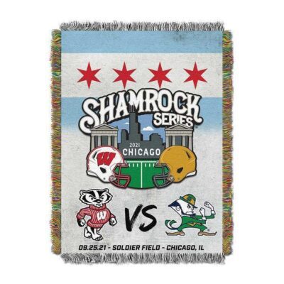 Shamrock Series 2021 Clash Woven Tapestry Throw Blanket